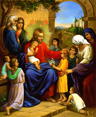 Image for Suffer the Little Children - Renaissance style (8 x 10)