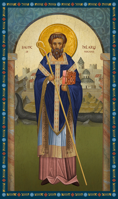 Image for St. Hilary of Poitiers - Decorative border (7 x 10)