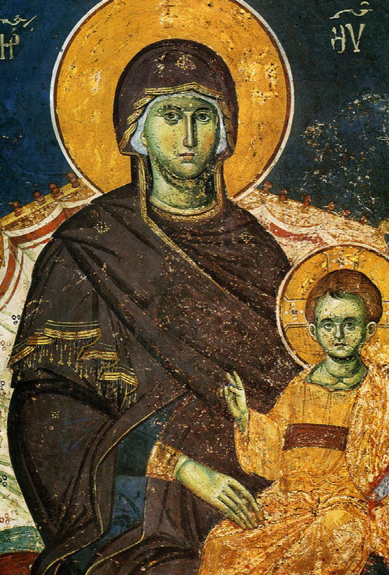 Image for Panagia (fresco) - Panselinos UM (7 x 10)
