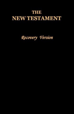 Image for The New Testament: Recovery Version, Black