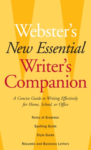 Image for Webster's New Essential Writer's Companion: A Concise Guide to Writing Effectively for Home, School, or Office