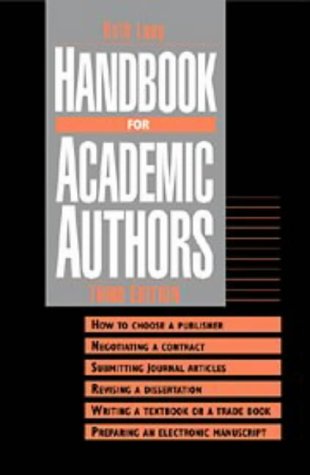 Image for Handbook for Academic Authors