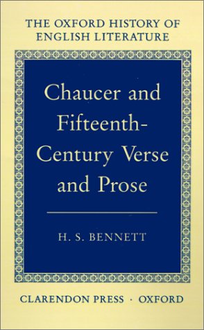 Image for Chaucer and Fifteenth-Century Verse and Prose (Oxford History of English Literature (New Version))